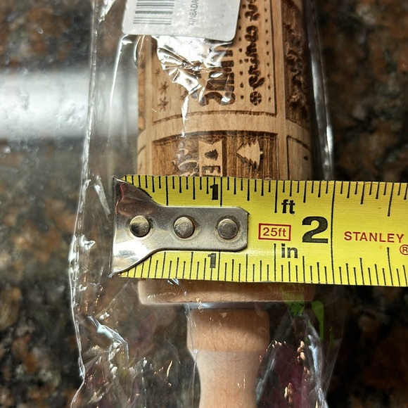 NEW Christmas Stamp Wooden Rolling Pin - Picture 10 of 12
